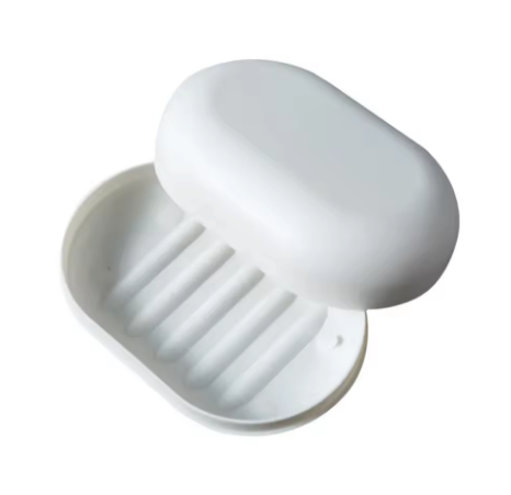 Boîte Savon Plastique Couvercle Portable