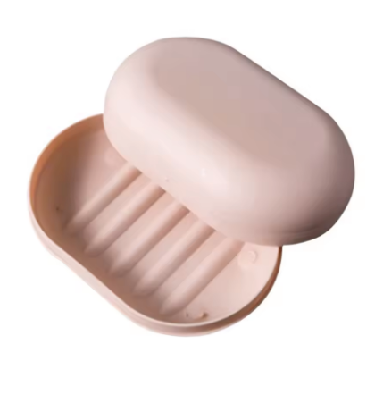 Boîte Savon Plastique Couvercle Portable