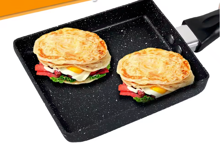 Poêle à Omelette Rectangulaire Japonaise Antiarina