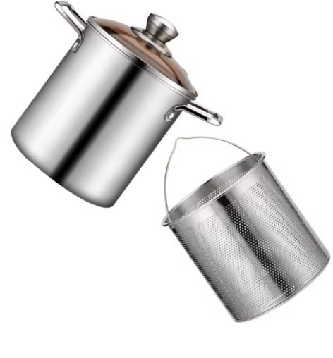 Friteuse Acier Inox Panier Vapeur