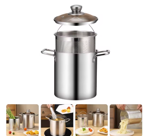 Friteuse Acier Inox Panier Vapeur