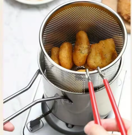 Friteuse Acier Inoxydable Frites Croustillantes