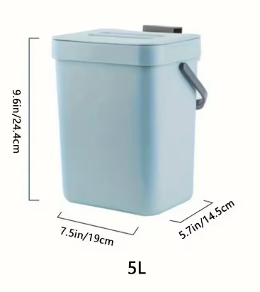 Silent and Compact Ecological Bin 35L