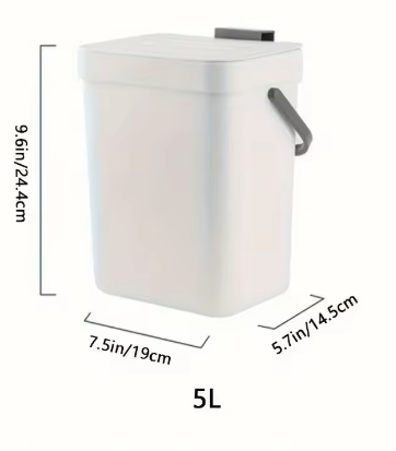 Silent and Compact Ecological Bin 35L