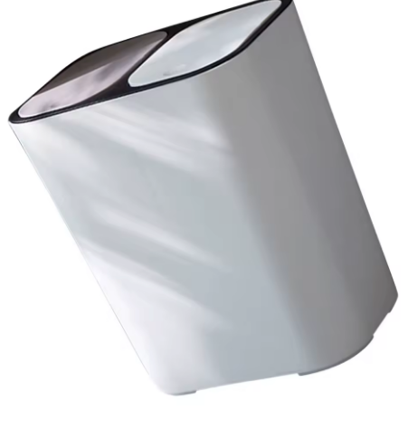 Double Compartment Stainless Steel Compost Bin