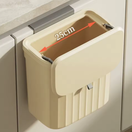 Poubelle compost pour cuisine - Murale Inox Suspendue