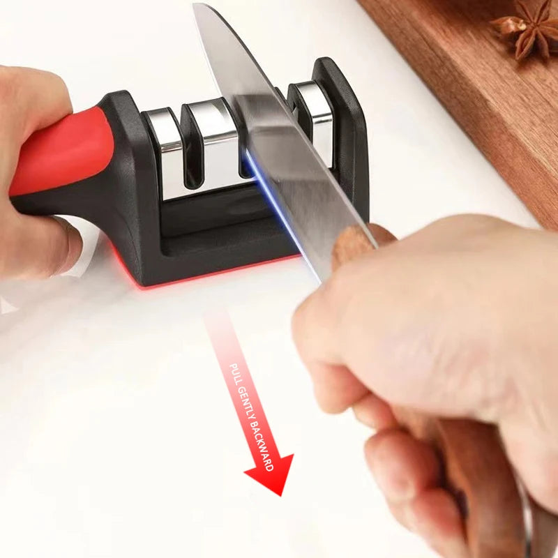 Aiguiseur de couteau 3 en 1