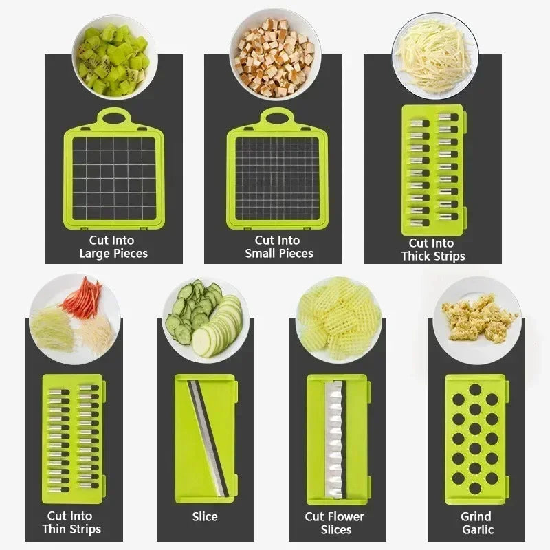 Multifunctional Vegetable Chopper - 14 or 16 in 1 đ„đ„đ