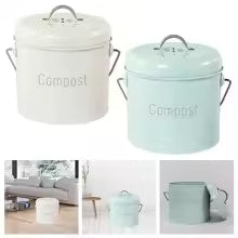 bac-compost-acier-inoxydable-3l image 1