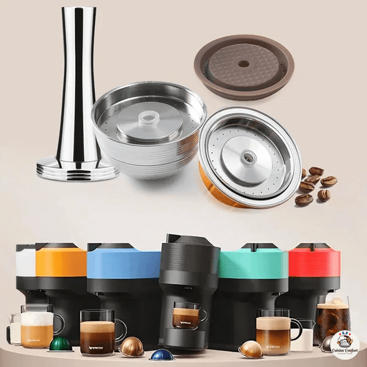 capsule cafe acier inoxydable vertuo qualite alimentaire image 1