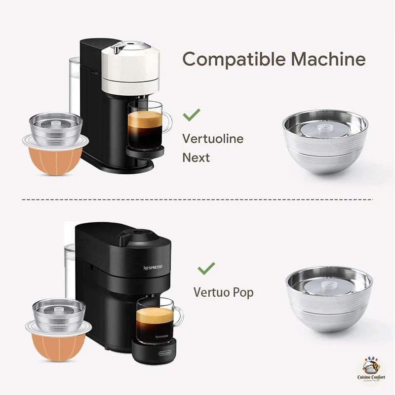 capsule cafe acier inoxydable vertuo qualite alimentaire image 2