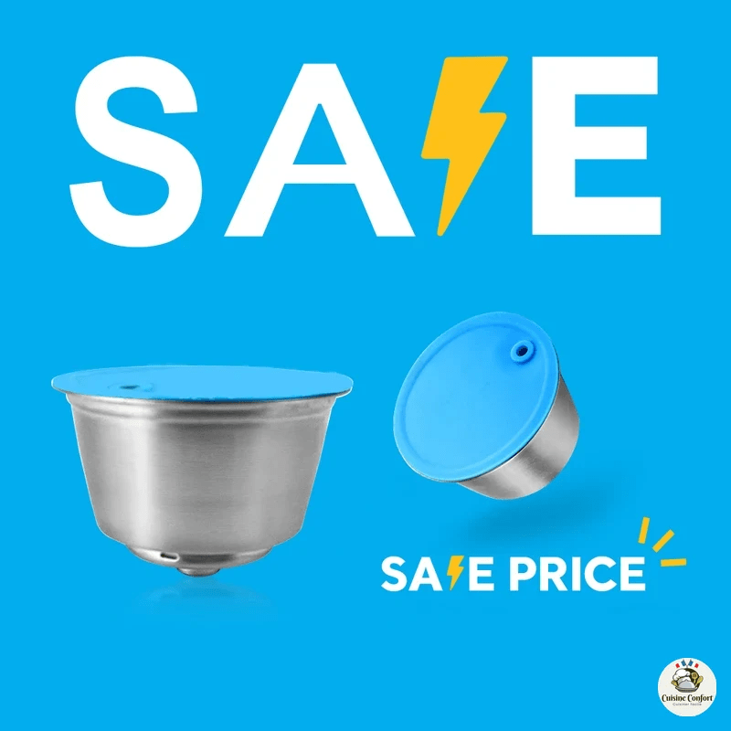 capsule cafe dolce gusto reutilisable silicone acier inoxydable image 1