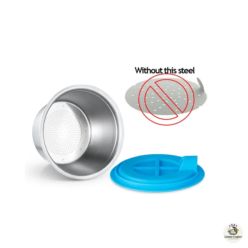 capsule cafe dolce gusto reutilisable silicone acier inoxydable image 4
