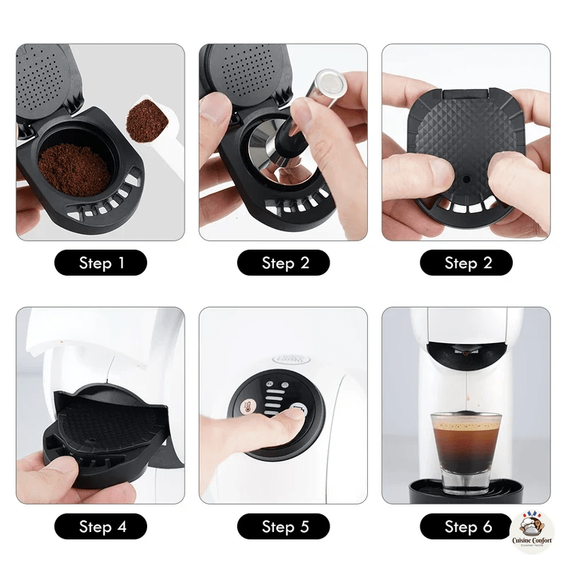 capsule cafe reutilisable iillable dolce gusto compatible geniopiccolo image 5