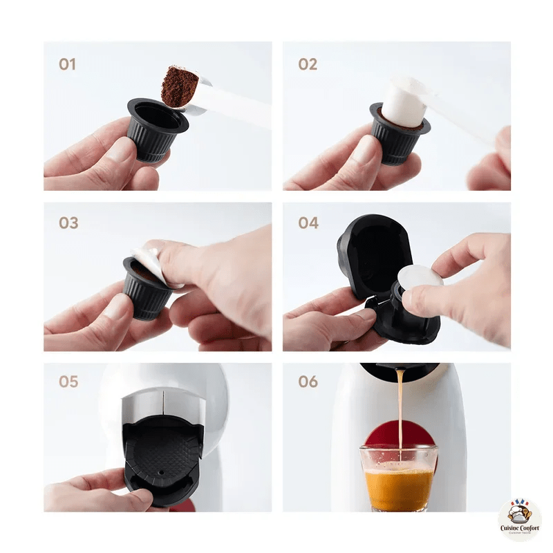 capsule cafe reutilisable iillable dolce gusto compatible geniopiccolo image 6