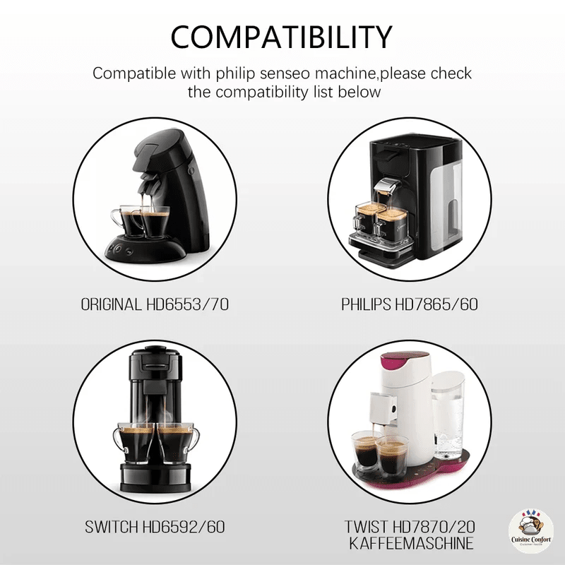 capsule cafe reutilisable inox pour machine senseo image 3