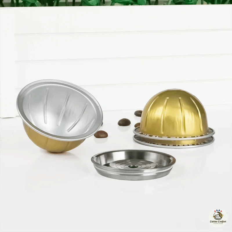capsules cafe reutilisables acier inox vertuoline africpods image 1