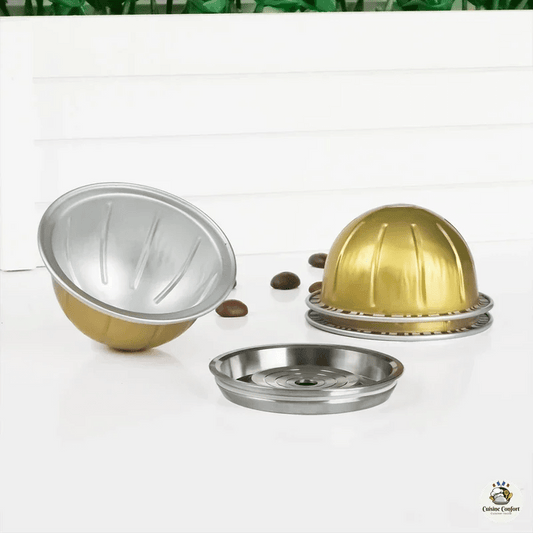 capsules cafe reutilisables acier inox vertuoline africpods image 1