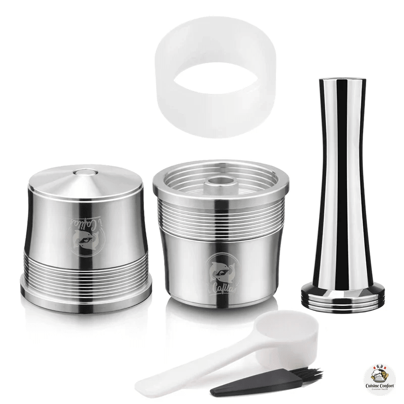 capsules cafe reutilisables acier inoxydable dosette illy x71y5 image 1