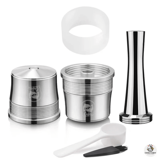 capsules cafe reutilisables acier inoxydable dosette illy x71y5 image 1