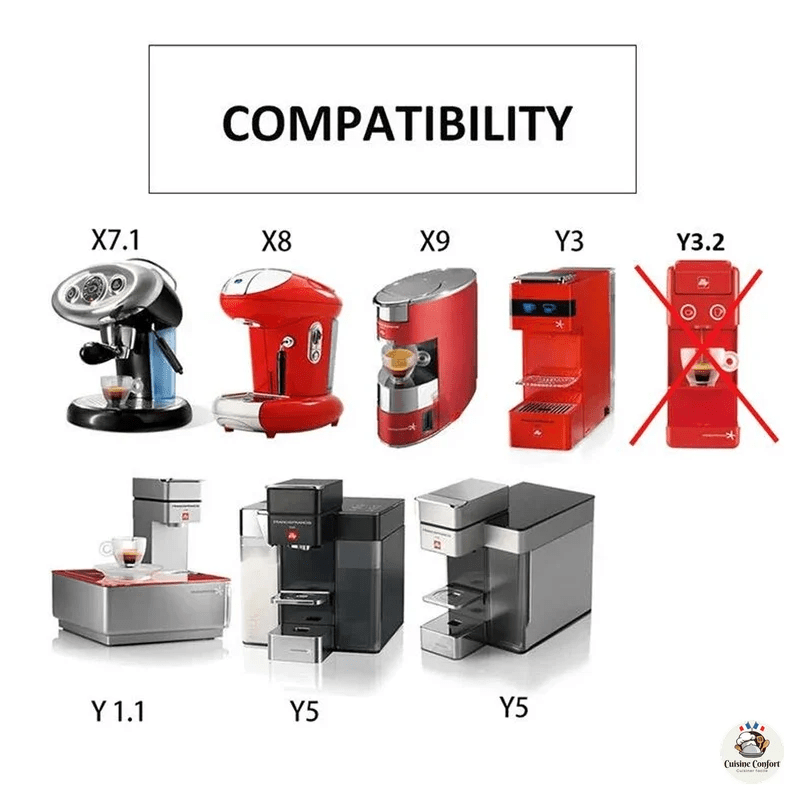 capsules cafe reutilisables acier inoxydable dosette illy x71y5 image 2