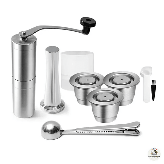 capsules cafe reutilisables acier inoxydable expresso barista image 1