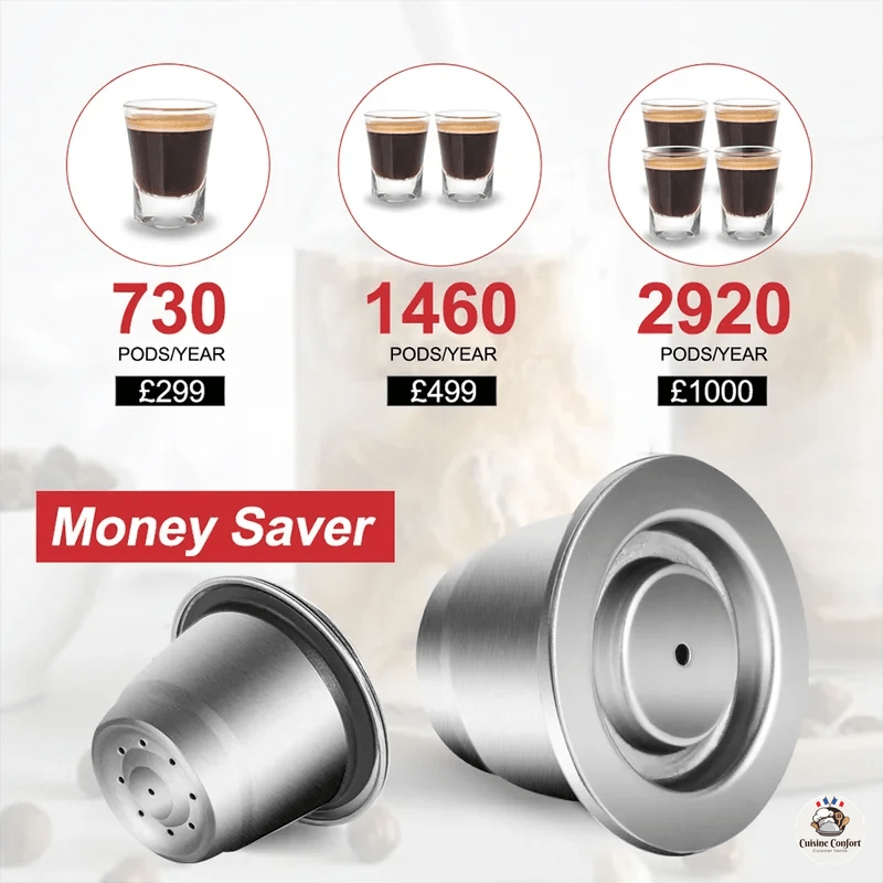 capsules cafe reutilisables nespresso filtre rechargeable inox image 4