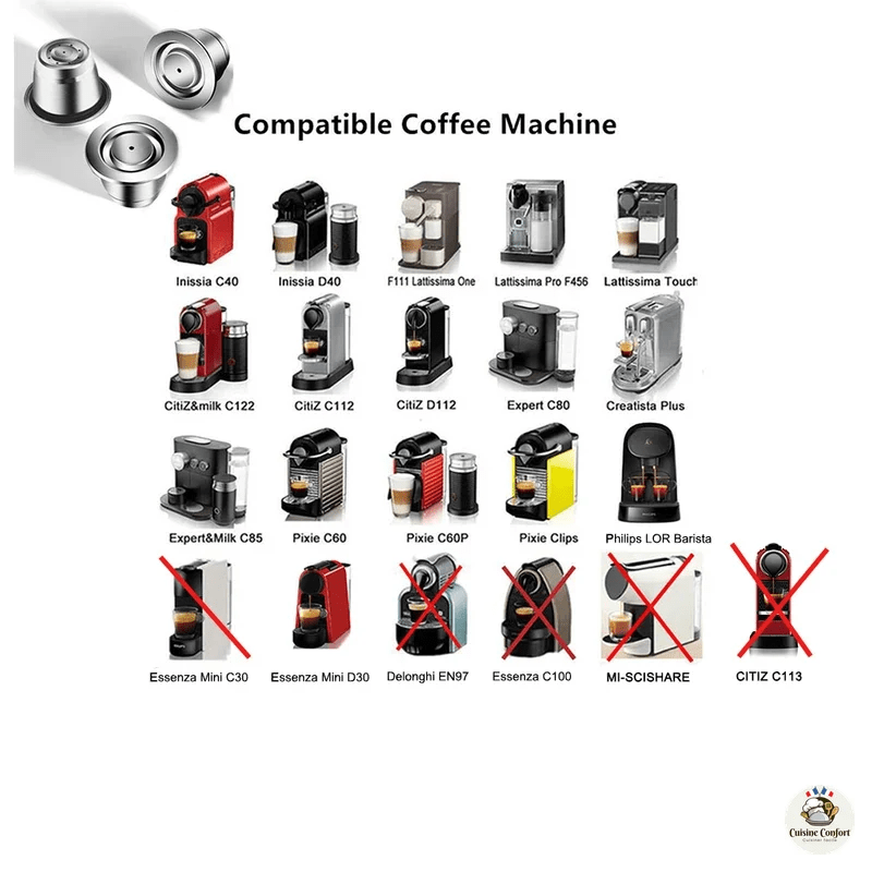 capsules reutilisables nespresso acier inoxydable rechargeables image 6