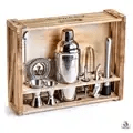 ensemble barman bois rustique shaker cocktail 11 pieces image 7