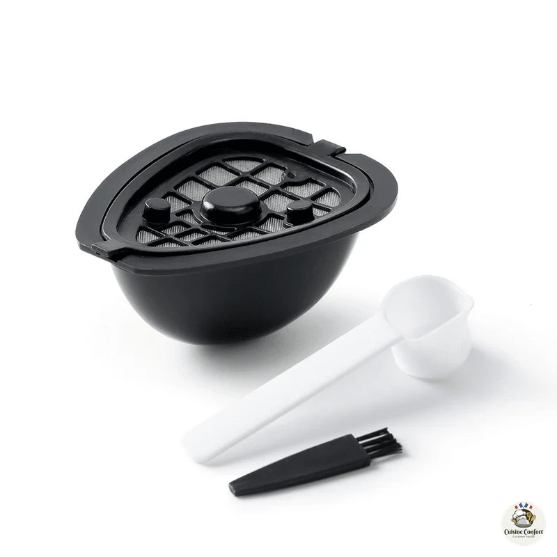 filtre a cafe reutilisable en acajou capsules the image 1
