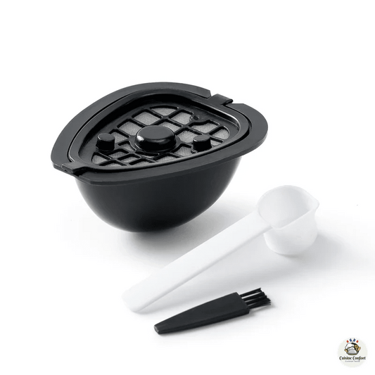 filtre a cafe reutilisable en acajou capsules the image 1
