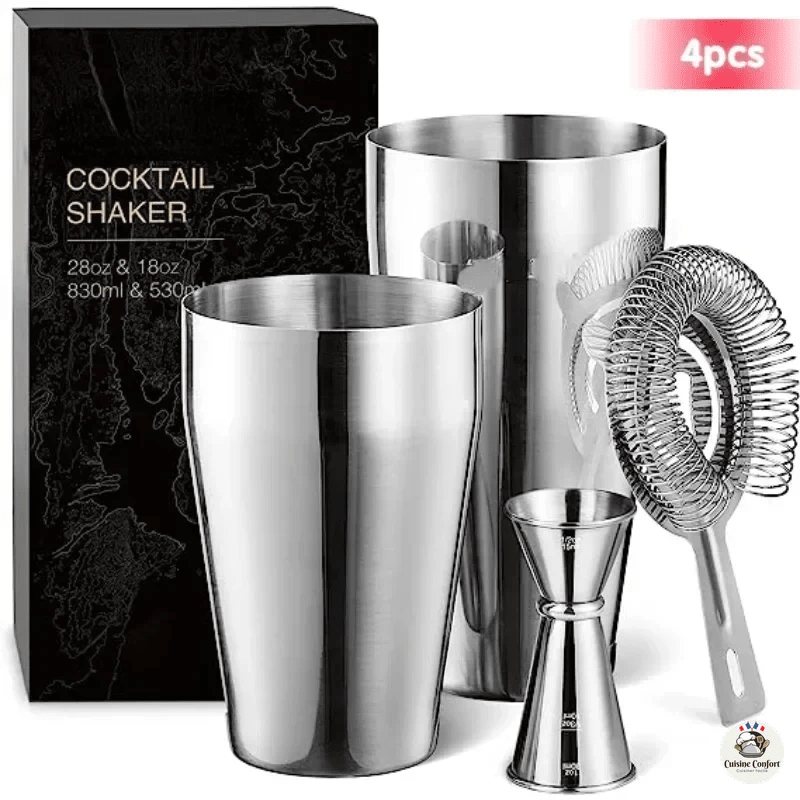 kit barman boston tins inox 18oz 28oz image 1