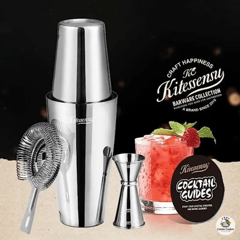 kit barman boston tins inox 18oz 28oz image 3