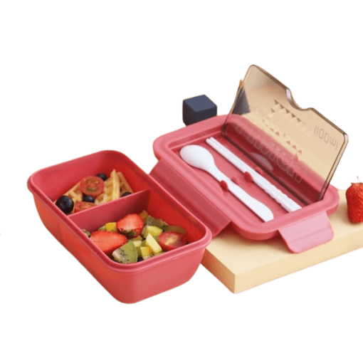 lunch box chinoise rouge double compartiment compatible micro ondes