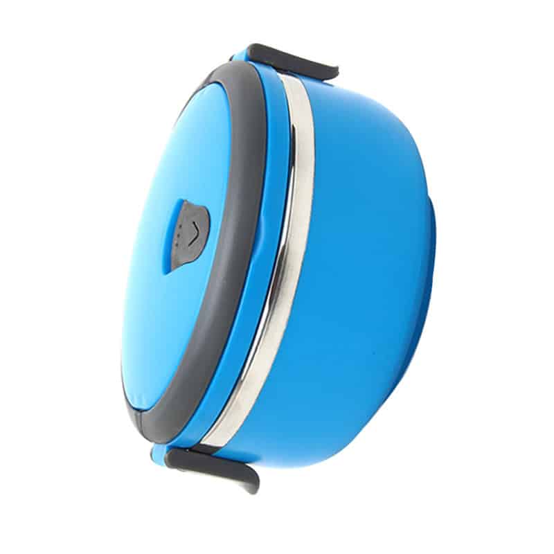 lunch box ronde Isotherme inox avec poignee 5