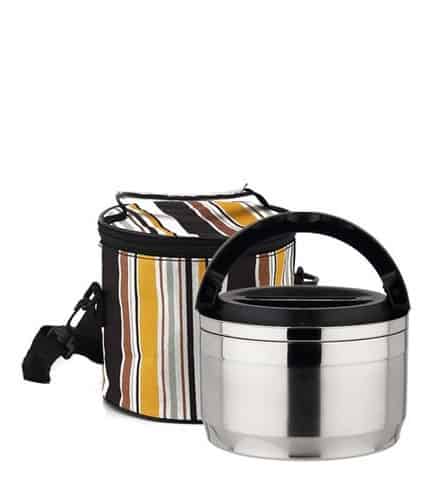 lunch box waterproof isotherme inox 1 etage avec sac 2