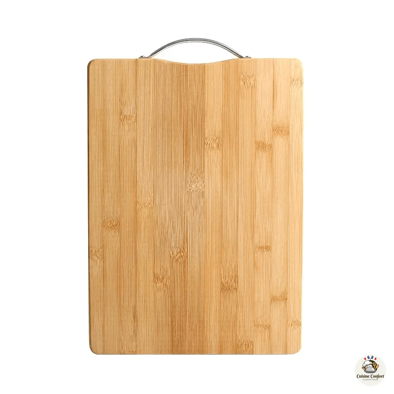 planche a decouper bambou naturel avec mousse image 4