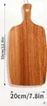 planche a decouper bois massif cuisine fruits fromage image 7
