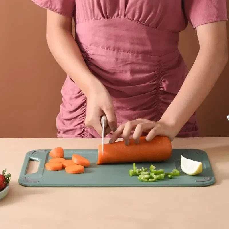 Planche à Découper en Inox 2 en 1
