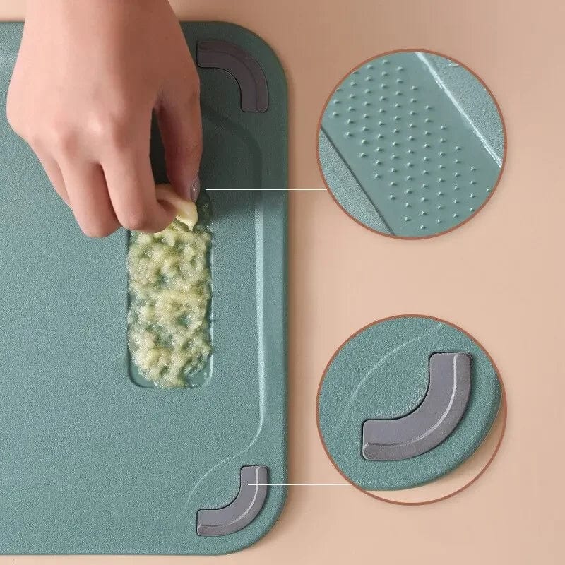 Planche à Découper en Inox 2 en 1