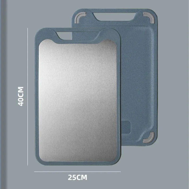 Planche à Découper en Inox 2 en 1
