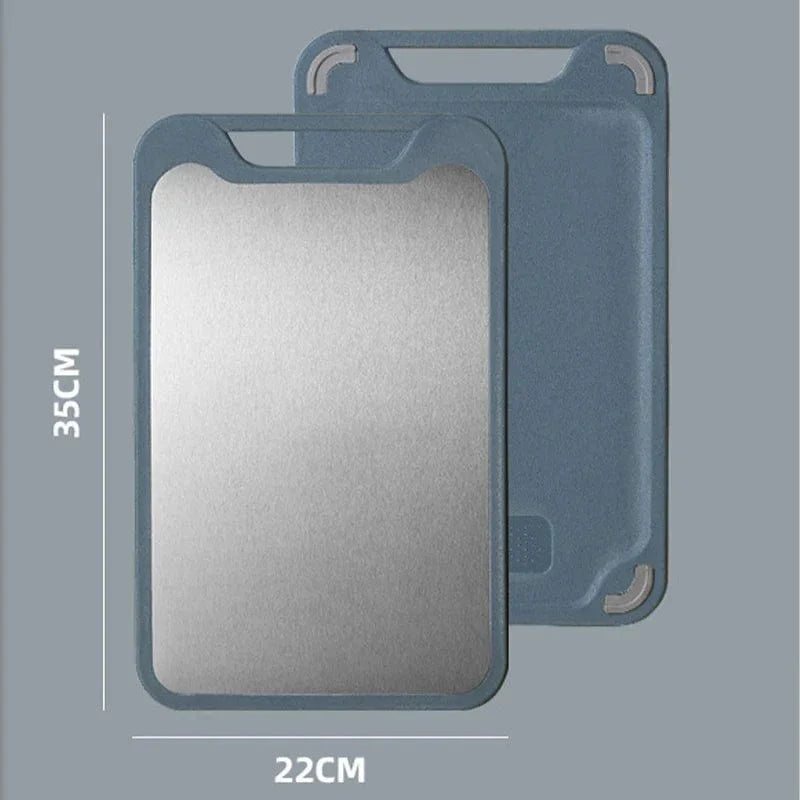 Planche à Découper en Inox 2 en 1