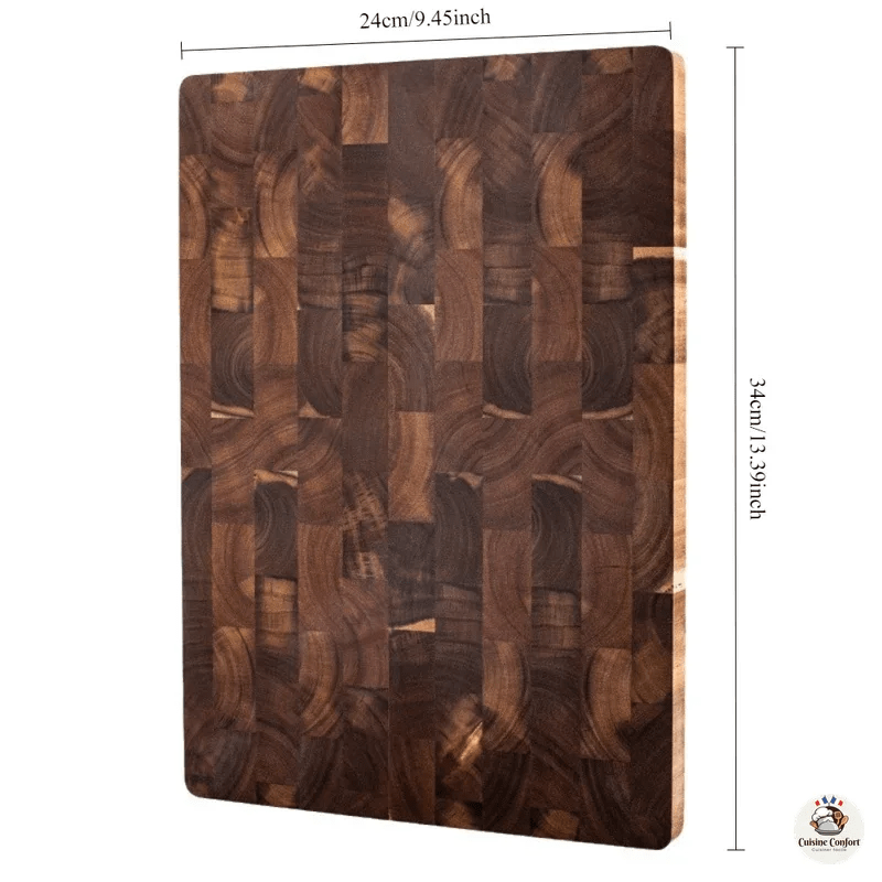 planche a decouper double face en bois dacacia image 5
