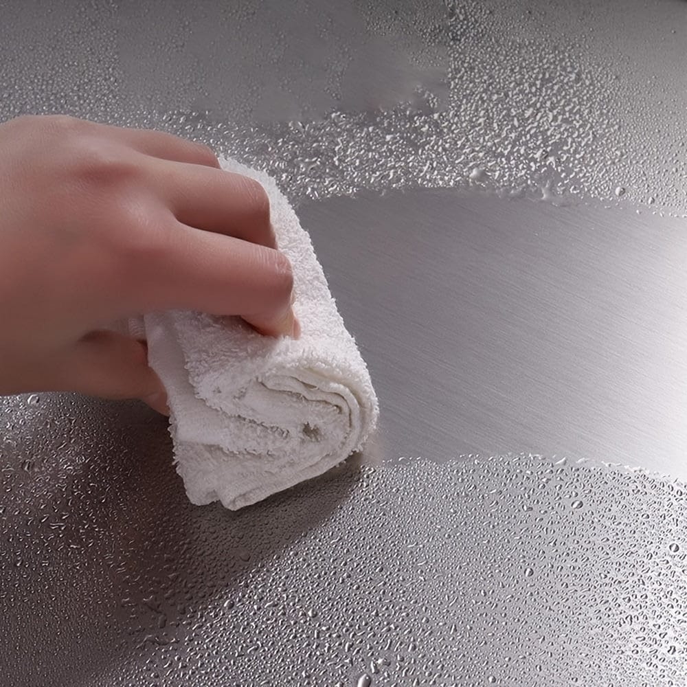 Planche à découper en Inox antidérapante avec cale de protection