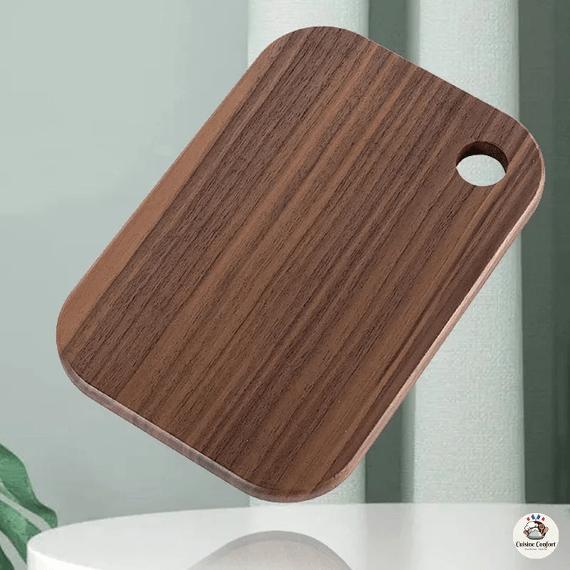planche a decouper en bois portable avec trous image 3