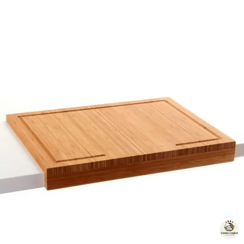 planche a decouper starley en bambou naturel antiderapant image 1