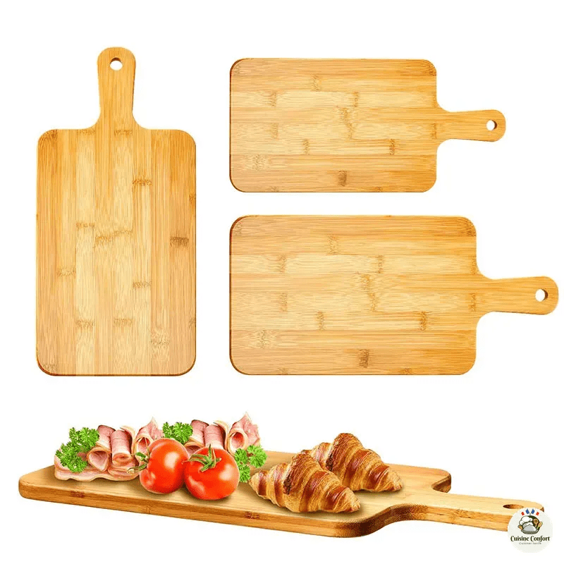 planches a decouper en bambou pour cuisine image 1