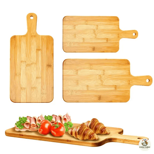 planches a decouper en bambou pour cuisine image 1