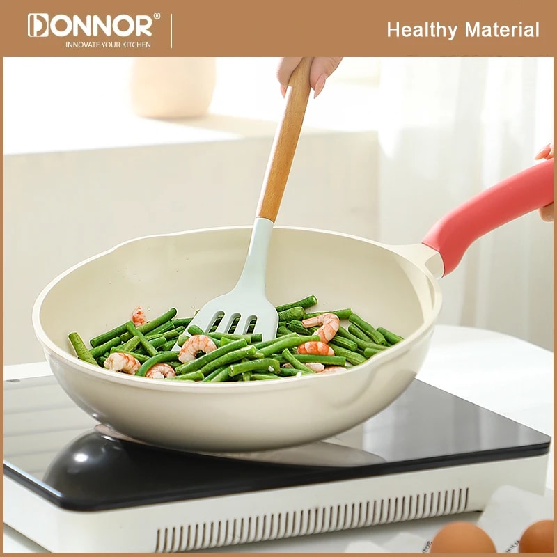 Poêle blanche inox donnor