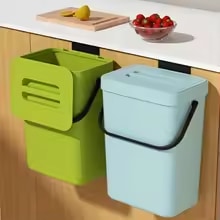 poubelle-cuisine-inox-compact-hermetique image 2